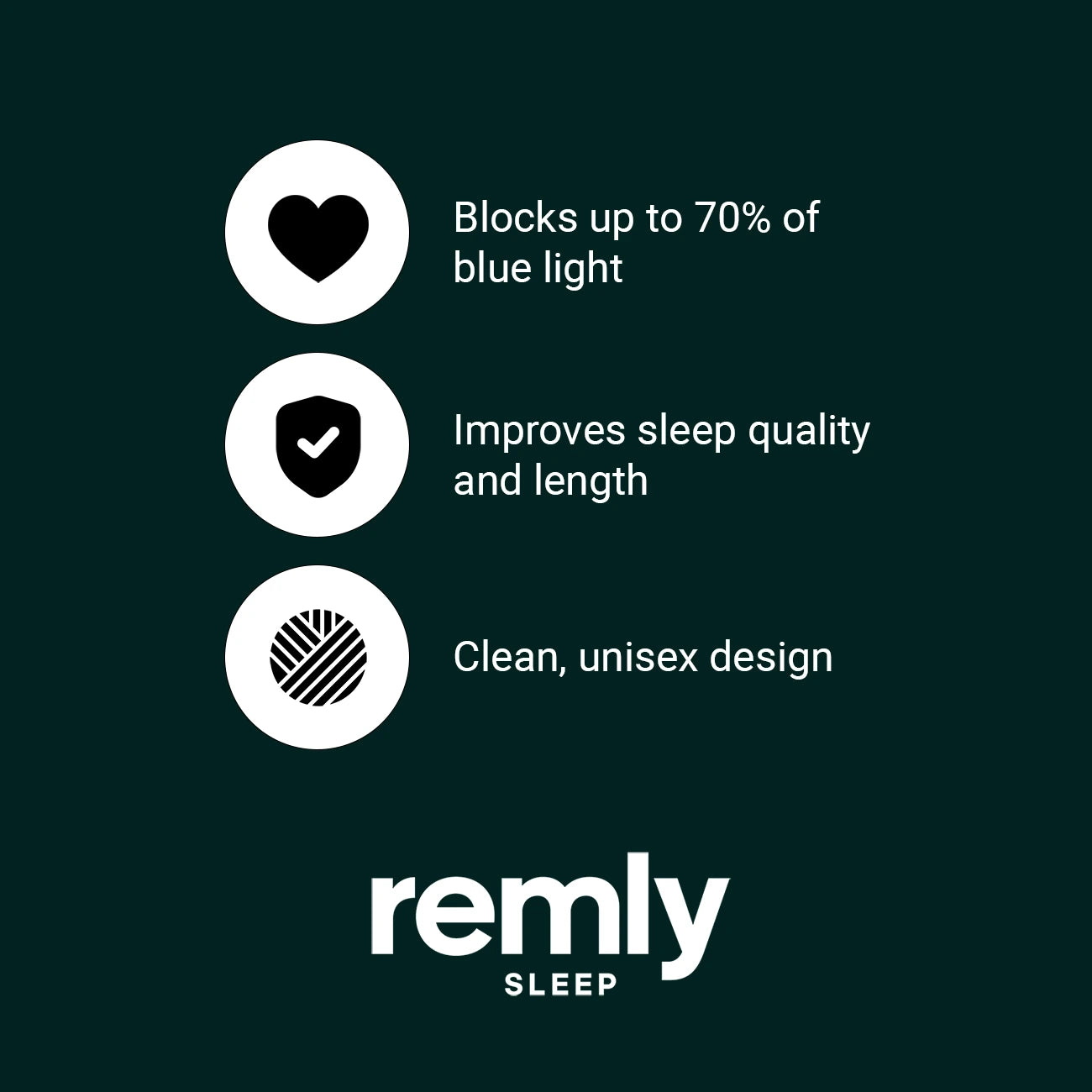 Remly Sleep 70% Blue Light Blockers